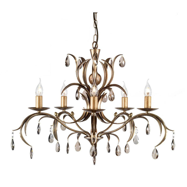 Lily 5 Light Chandelier - Comet Lighting