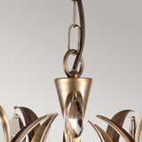 Lily 5-Light Chandelier Antique Bronze - Comet Lighting