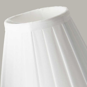Clip Shades Pleated White Candle Shade - Comet Lighting