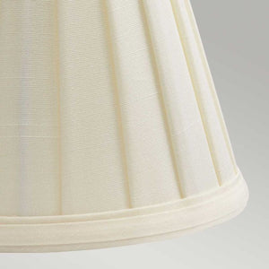 Clip Shades Pleated Ivory Candle Shade - Comet Lighting