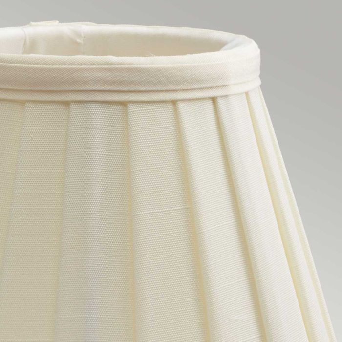 Clip Shades Pleated Ivory Candle Shade