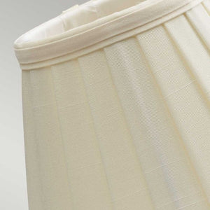 Clip Shades Pleated Ivory Candle Shade - Comet Lighting