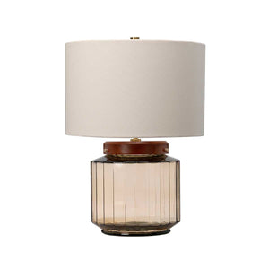 Luga Table Lamp - Smoke - Comet Lighting