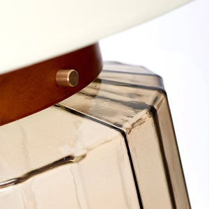 Luga Table Lamp - Smoke - Comet Lighting