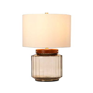 Luga Table Lamp - Smoke - Comet Lighting