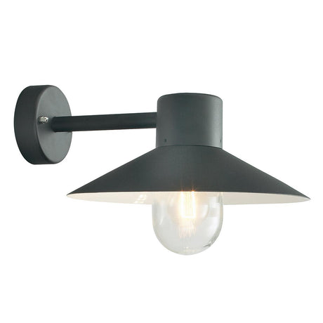 Lund 1 Light Wall Lantern - Black - Comet Lighting