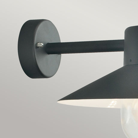 Lund 1 Light Wall Lantern - Black - Comet Lighting