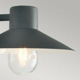Lund 1 Light Wall Lantern - Black - Comet Lighting
