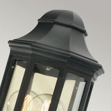 Malaga Mini 1 Light Mini Wall Lantern - Black - Comet Lighting