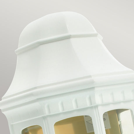 Malaga 1 Light Wall Lantern - White - Comet Lighting
