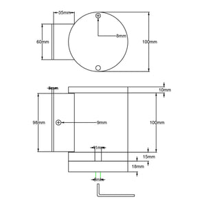 Magnus 1 Light Wall Light - Comet Lighting