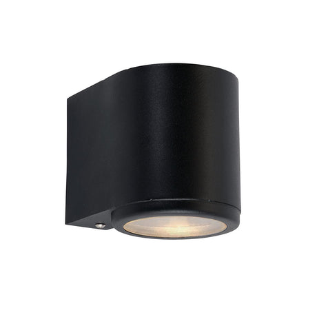 Mandal 1 Light Down Wall Light Black - Comet Lighting