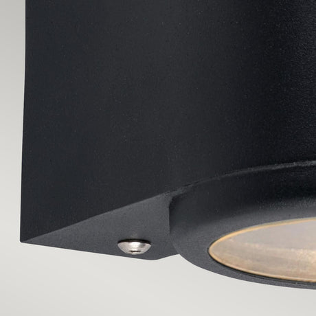 Mandal 1 Light Down Wall Light Black - Comet Lighting