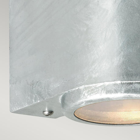 Mandal 1 Light Down Wall Light Galvanized - Comet Lighting