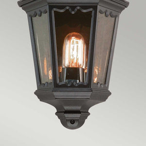 Medstead 1 Light Half Lantern - Comet Lighting