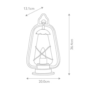 Miners 1 Light Pedestal Lantern - Comet Lighting