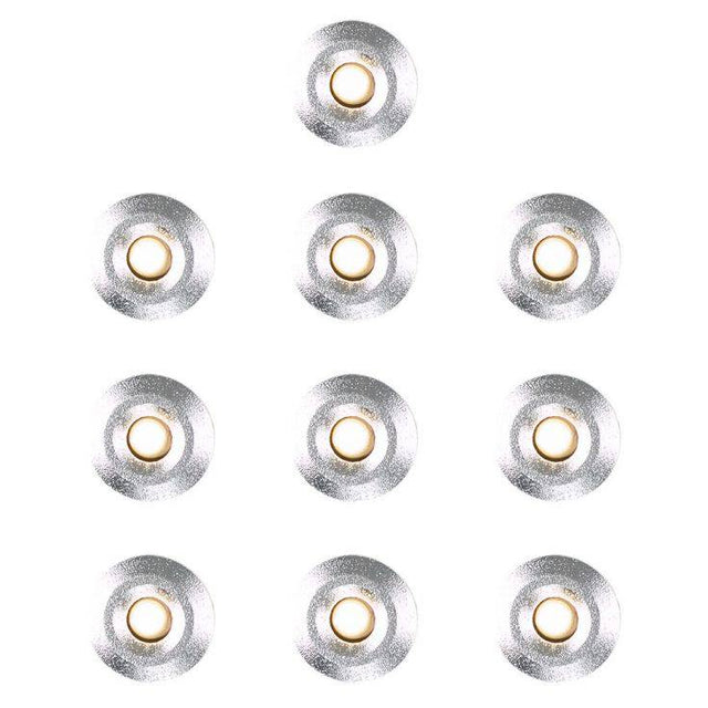 10 pack 15mm Warm White Decking Lights - Comet Lighting