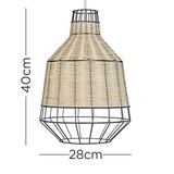 Alor Rattan Pendant Shade - Comet Lighting