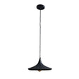 Amini Matt Black With Gold Inner Ceiling Pendant - Comet Lighting