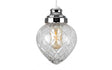 Aphrodite Chrome Basket Ceiling Pendant - Comet Lighting