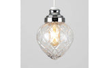 Aphrodite Chrome Basket Ceiling Pendant - Comet Lighting