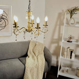 Argyll Antique Brass 5 Way Chandelier - Comet Lighting