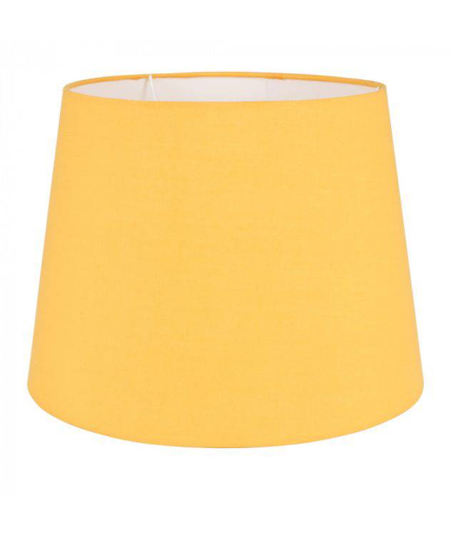 Aspen Large Tapered Shade 270mm x 350mm Mustard - Comet Lighting