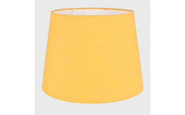 Aspen Large Tapered Shade 270mm x 350mm Mustard - Comet Lighting