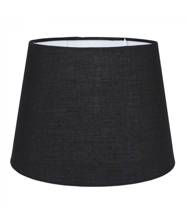 Aspen Small Tapered Shade 190mm x 250mm Black - Comet Lighting