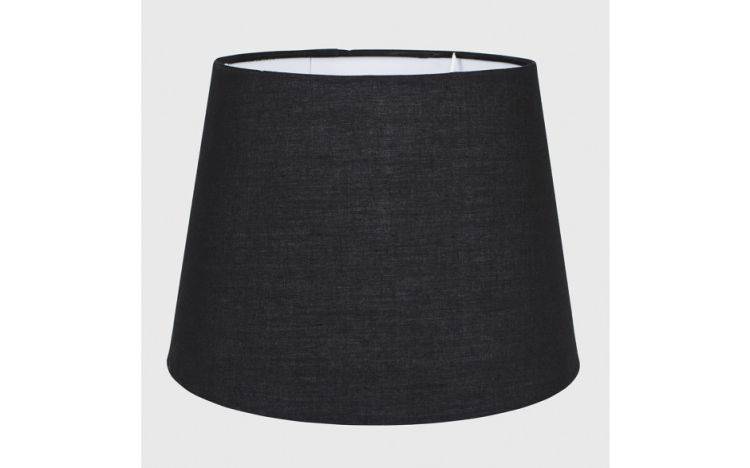 Aspen Small Tapered Shade 190mm x 250mm Black - Comet Lighting