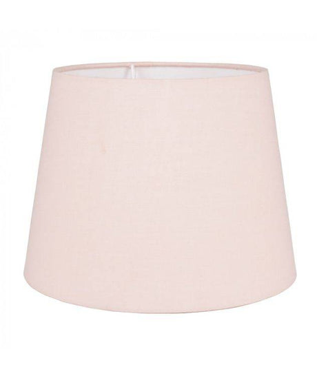 Aspen Small Tapered Shade 190mm x 250mm Dusky Pink - Comet Lighting