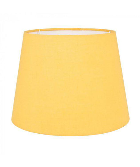 Aspen Small Tapered Shade 190mm x 250mm Mustard - Comet Lighting