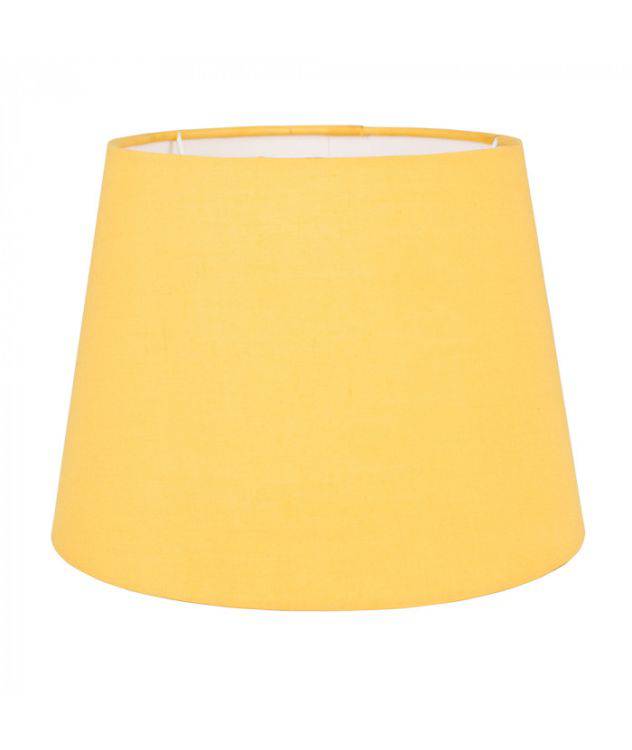 Aspen Small Tapered Shade 190mm x 250mm Mustard - Comet Lighting