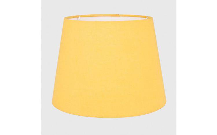 Aspen Small Tapered Shade 190mm x 250mm Mustard - Comet Lighting