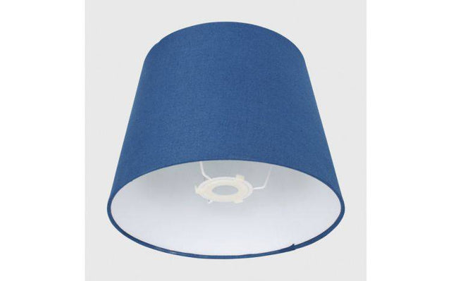 Aspen Small Tapered Shade 190mm x 250mm Navy Blue - Comet Lighting