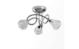 Astley 3 Way Chrome Ceiling Light - Comet Lighting