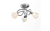 Astley 3 Way Chrome Ceiling Light - Comet Lighting