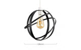 Atom Black Pendant Shade - Comet Lighting