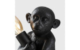 Baby Monkey Table Lamp in Matt Black - Comet Lighting