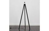 Barbro Black Wood Tripod Floor Lamp (NO SHADE) - Comet Lighting