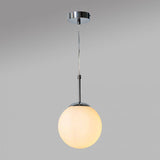 Beauworth Chrome And Opal Glass Ceiling Light - Comet Lighting