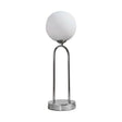 Beauworth Chrome Table Lamp With Opal Glass Shade - Comet Lighting