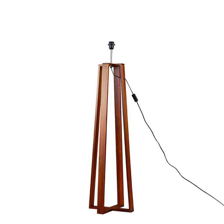 Beltane 4 Legged Dark Wood Floor Lamp - Comet Lighting