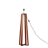 Beltane 4 Legged Dark Wood Floor Lamp - Comet Lighting