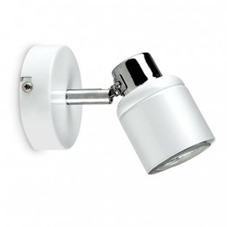 Benton Chrome Single Spotlight - Comet Lighting