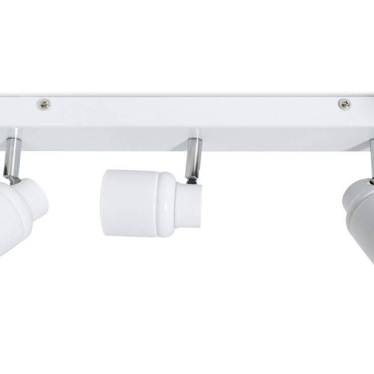 Benton IP44 3 Way Bar Spotlight In White - Comet Lighting