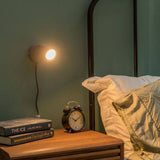 Benton Single Spotlight With Plug & Switch In Matte Grey - Comet Lighting