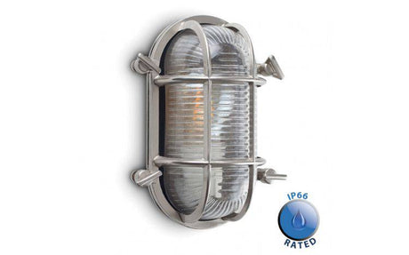 Bow IP64 Oval Polished Aluminium - Comet Lighting