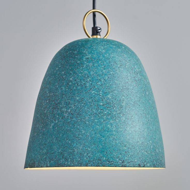 Broden Green Metal Dome Pendant Shade - Comet Lighting