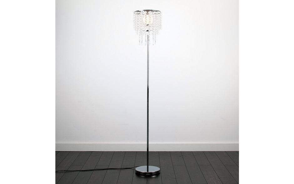 Bronte Floor Lamp Acrylic Droplet Shade - Comet Lighting